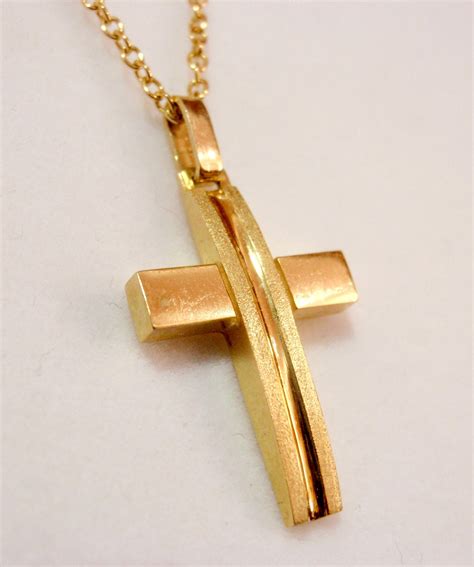 pin  gold cross