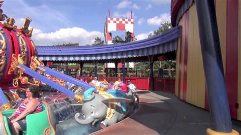 dumbo the flying elephant complete ride experience full pov ride and