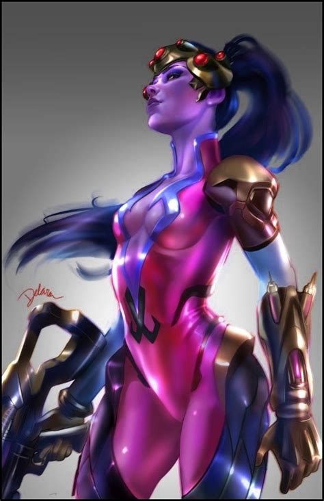 widowmaker and she has regular sized breasts so uncommon in comic art but appreciated