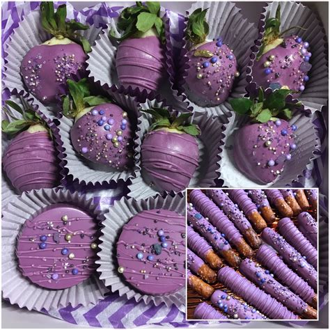 Popsugar Purple Desserts Purple Chocolate Chocolate Covered Fruit