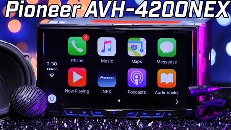 pioneer avh nex apple carplay android auto double din review  youtube