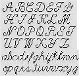 Stitch Cross Alphabet Patterns Letters Letter Font Cursive Monogram Script Fonts Punto Backstitch Google Embroidery Blackwork Stitching Charts Photobucket Pattern sketch template