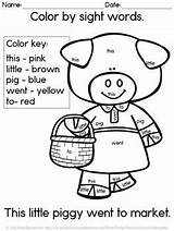 Piggy Little Activities Sight Word Nursery Literacy Rhyme Teacherspayteachers Rhymes sketch template