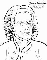 Bach Coloring Pages Sheet Johann Music Colouring Classical Printable Strauss Coloringcafe Print Choose Board Pdf Template sketch template