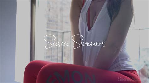 sasha summers fitness video poster secret red