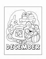 Coloring December Pages Rocks Dreams sketch template