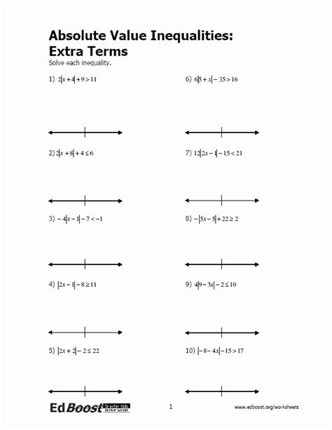 solving absolute  equations worksheet fresh absolute
