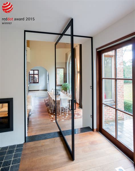 Modern Glass Pivoting Doors Made To Measure With