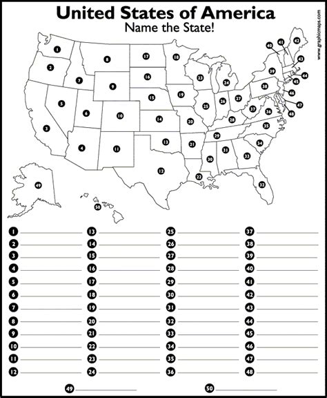 fill   blank united states map  kids fill   blank united