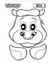 Vaca Coloring Pages Cow Mask sketch template