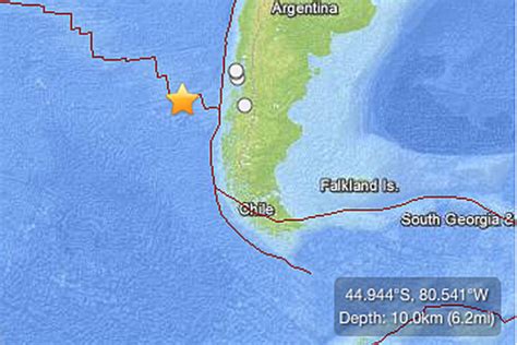 6 8 chile earthquake strikes off the coast