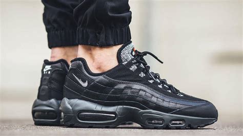Nike Air Max 95 Essential Black Grey Woven Where To Buy 749766 065