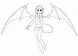 Coloring Vampire Rosario Pages Comments Ruby Coloringhome sketch template