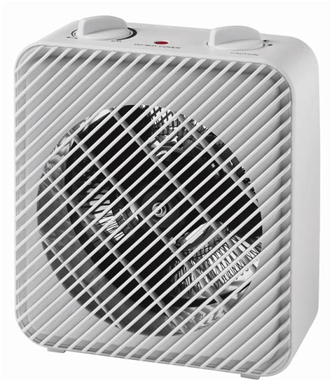 mainstays   speed electric fan forced space heater  adjustable thermostat white