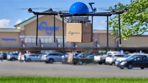 kroger starts testing home grocery delivery  drones