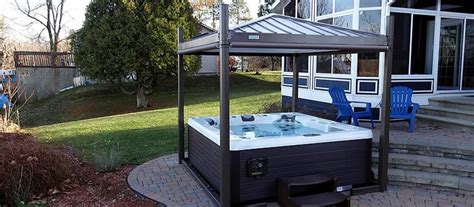 Gazebo Outdoor Patio Jacuzzi Mhc Hot Tubs Tub Privacy