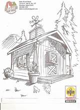 Coloring Shed Pages Printable Wood Barn Sheds Scenic Kids Adult Color Woodworking Drawing Country Plans Templates Painting Landscape Drawings Idaho sketch template