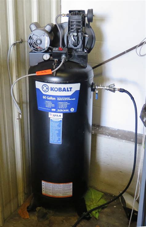 kobalt  gallon oil lubricated cast iron air compressor