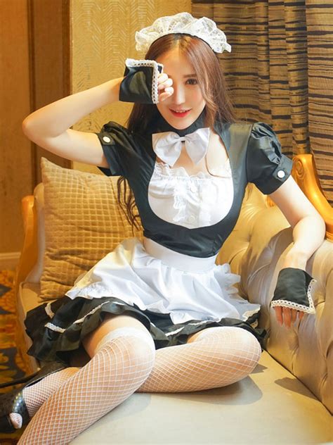 sexy cute maid costume japan flying guillotine nurse uniform costume