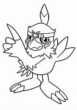 Digimon Kleurplaten Ausmalbilder Kleurplaat Coloriages Animaatjes Hawkmon Picgifs sketch template