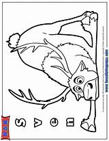 Frozen Coloring Pages Olaf Disney Sven Colouring Reindeer Printable Sheets Google Da Disegni Birthday Colorare Kids Visit Book Para Books sketch template