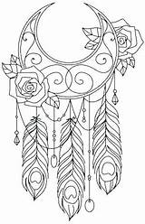 Coloring Pages Dream Catcher Dreamcatcher Mandala Embroidery Catchers Atrapasueños Designs Wanderlust Hand Adults Tattoo Patterns Urban Threads Urbanthreads Paper Color sketch template