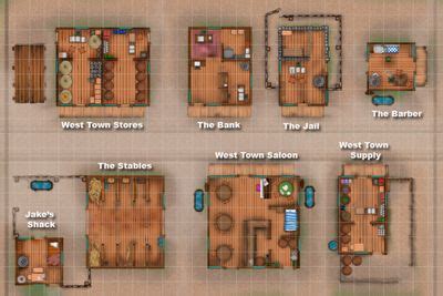 west town layout  century small town businesses