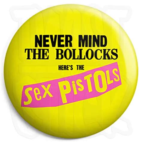 the sex pistols never mind the 25mm punk button badge fridge