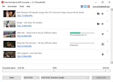youtube  dvd converter  manager  dvd