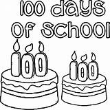 Coloring 100 Pages School Days Printable Getcolorings Color sketch template