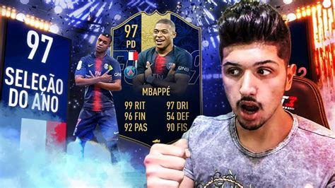 fifa  mbappe toty  pack eu nao acredito mbappe toty  pack youtube