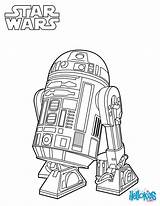Wars Star R2 D2 Coloring Pages Color Hellokids Print Online sketch template