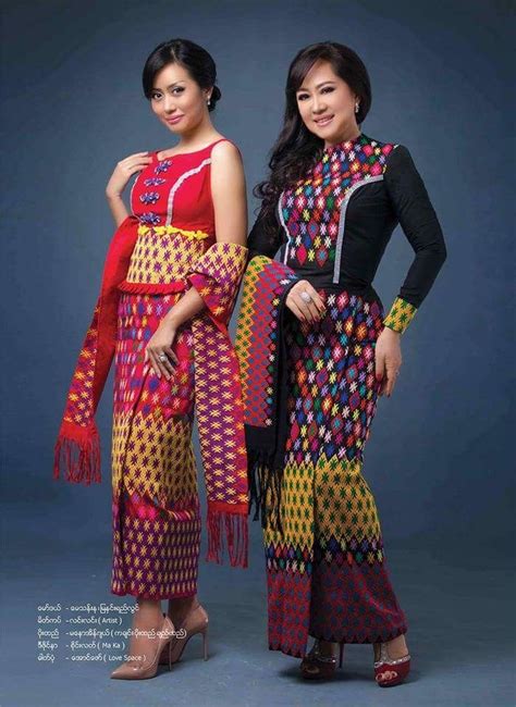 Kachin Dress Myanmar Dress Design Traditional Dresses