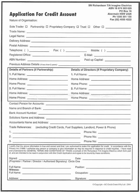 credit reference form template unique printable credit reference form