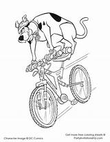 Scooby Doo Salsicha Bicycle Daphne Velma Printablecolouringpages sketch template