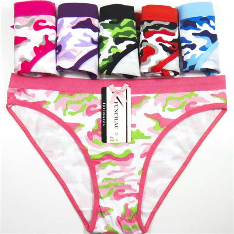 Cotton Panties Women Underwear Love Butterfly Print Briefs Sexy Lace