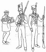 Soldier Soldado 1814 sketch template