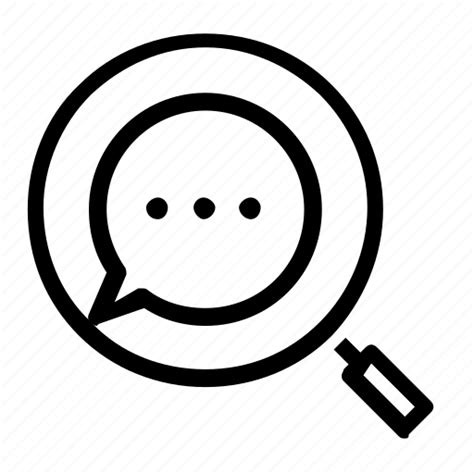 chat find search icon