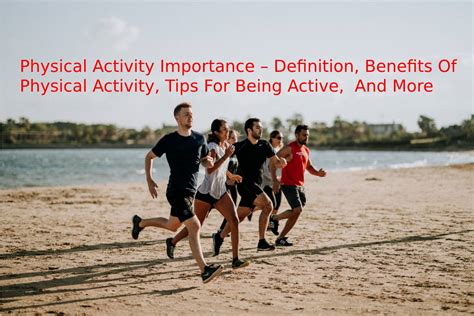 physical activity importance definition benefits tips