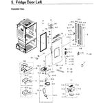 samsung rfbeaewwaa  bottom mount refrigerator parts sears partsdirect