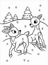 Coloring Rudolph Christmas Pages Reindeer Red Nosed Printable Kids Deer Colouring Print Sheets Coloring4free Worksheets Books Adult Everything Color Merry sketch template