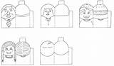 Puppets Puppet Dedo Preescolar Ingles Manualidades Knutselen Afdrukken Atividades sketch template