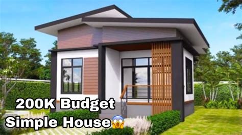 simple house  budget youtube