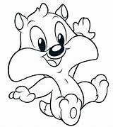 Sylvester Silvestro Looney Tunes Disegno Stampare Lola Lusso Geral Getcolorings Riscos Moldes Getdrawings Escolha sketch template