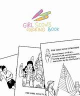Girl Coloring Scout Book Scouts Printable Promise Pages Law Color Scoutingweb Visit Choose Board sketch template