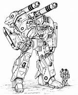 Titanes Robotech Pacifico Macross Robots Dibujo Destroid Expeditionary Dragon Sourcebook Palladium Mechas Gundam Harmony Transformers Mecha sketch template