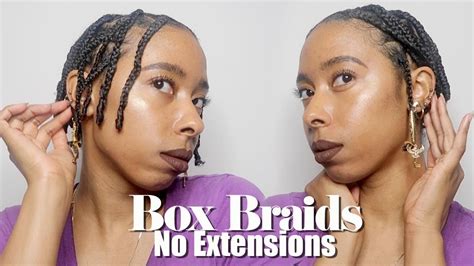 box braids  extensions natural hairstyles protective hairstyles youtube