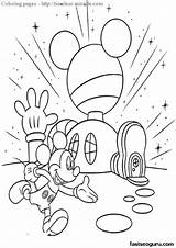 Mickey Mouse Coloring Pages Clubhouse Timeless Miracle sketch template