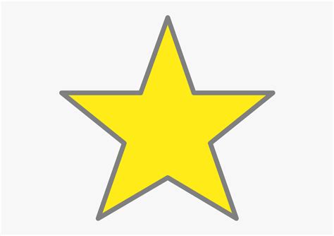 yellow stars cut outs  transparent clipart clipartkey
