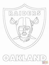 Raiders Coloring Logo Pages Outline Nfl Oakland Football Printable Broncos Drawing Template Color Logos Dodgers Team Redskins Los Sport Texans sketch template